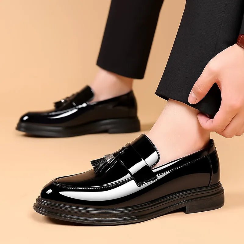 Soft Leather Business Loafers.