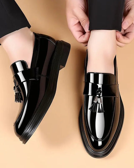 Soft Leather Business Loafers.