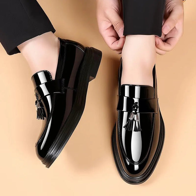 Soft Leather Business Loafers.