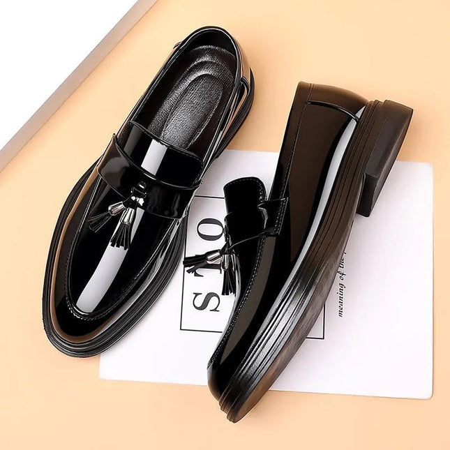 Soft Leather Business Loafers.