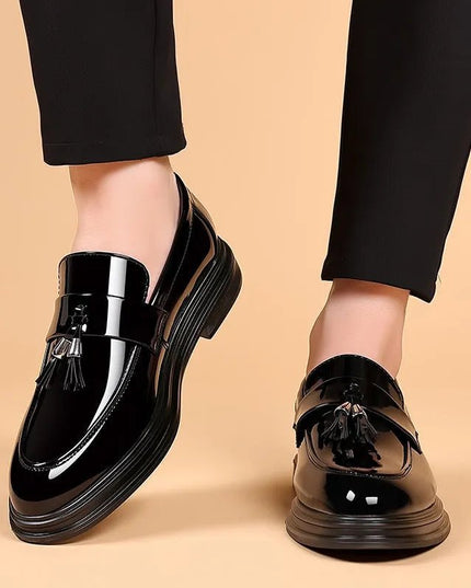 Soft Leather Business Loafers.