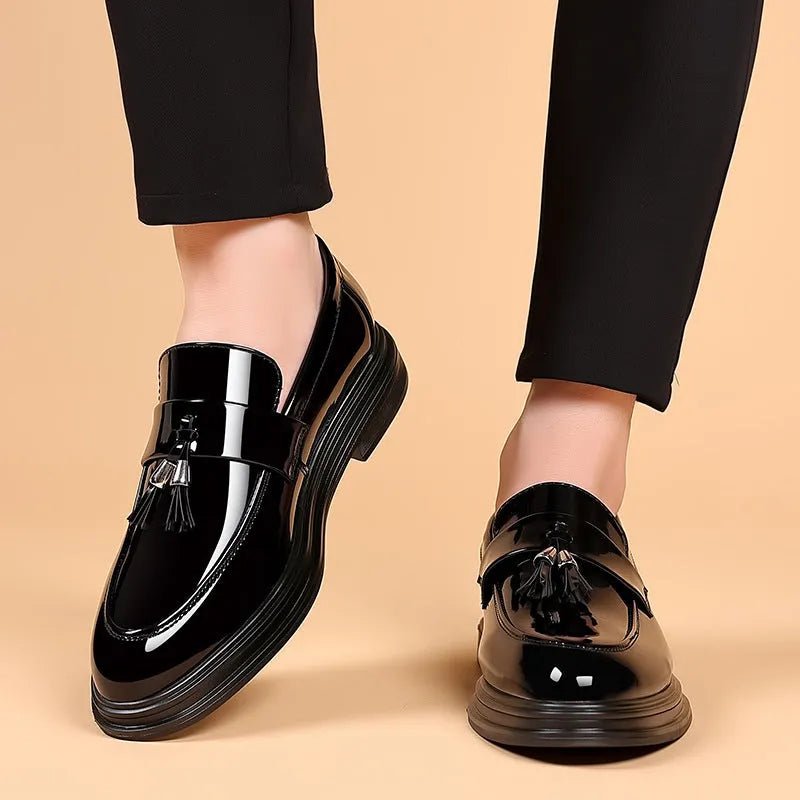Soft Leather Business Loafers.