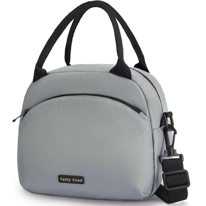 Spacious and Portable Shoulder Lunch Box Bag.