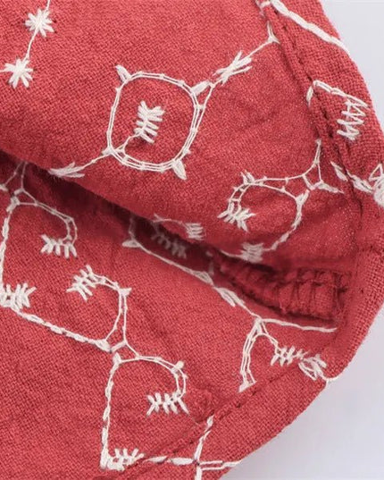 Style Ethnic Style Embroidered Shirt.