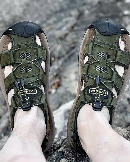 Stylish Genuine Leather Sandal.