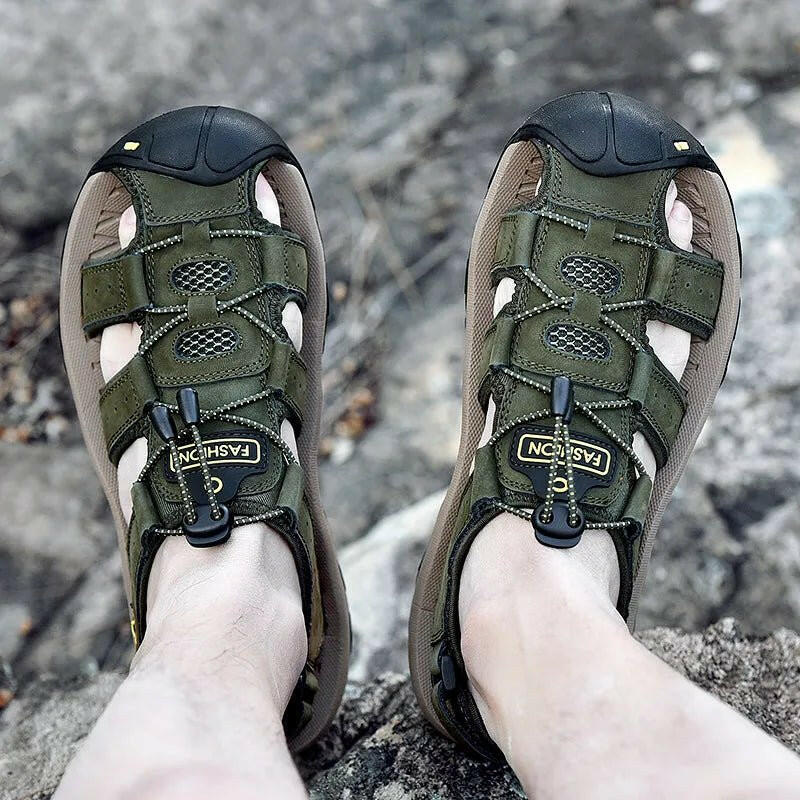 Stylish Genuine Leather Sandal.