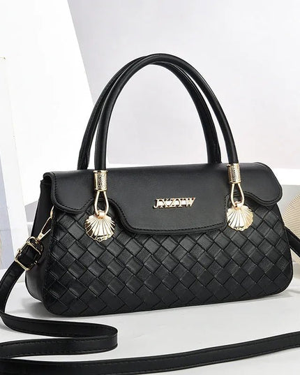 Stylish Letter Print Vintage Crossbody Bag.