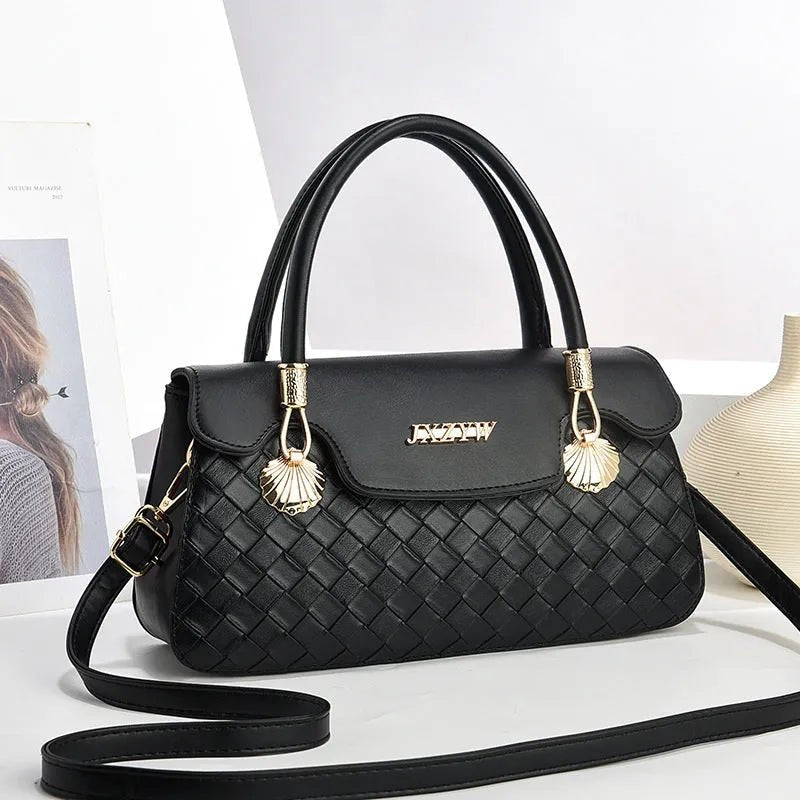 Stylish Letter Print Vintage Crossbody Bag.