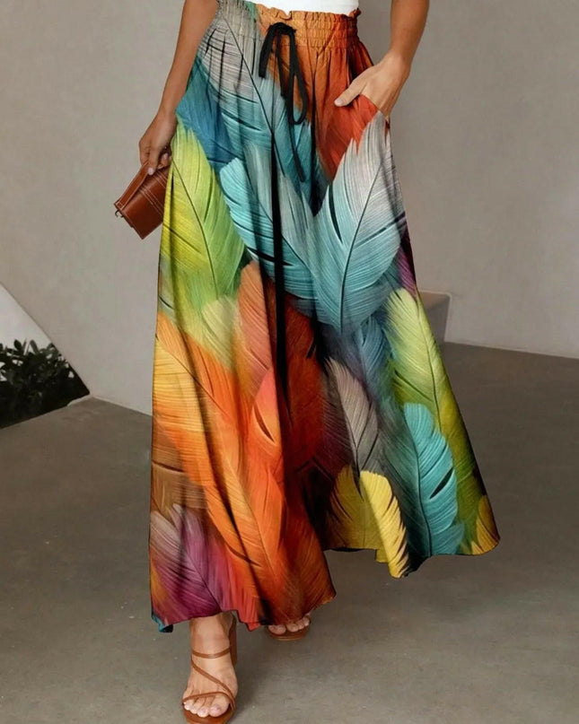 Stylish & Versatile Maxi Skirt with Pockets.
