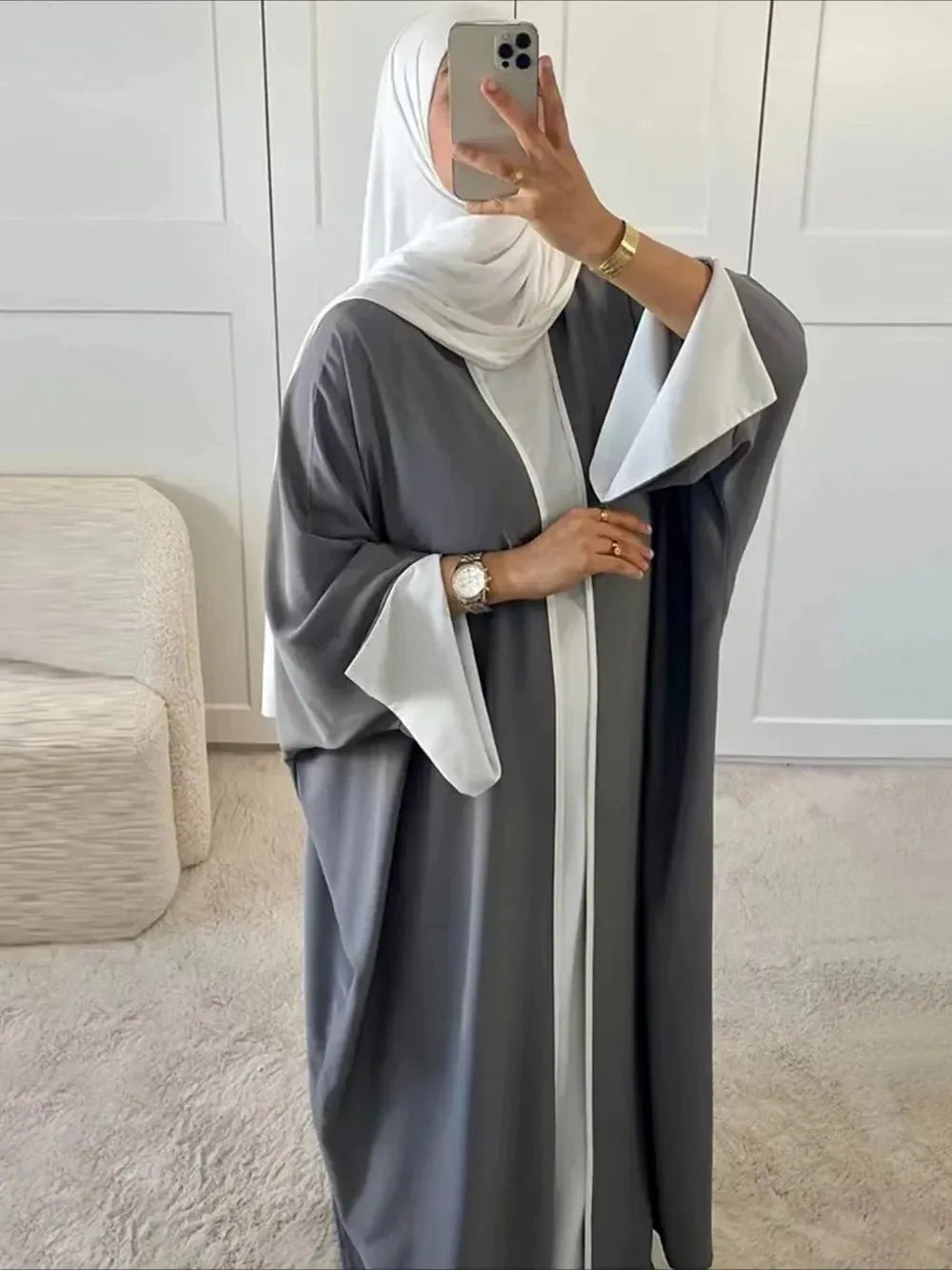 Stylish Women's Open Abaya.
