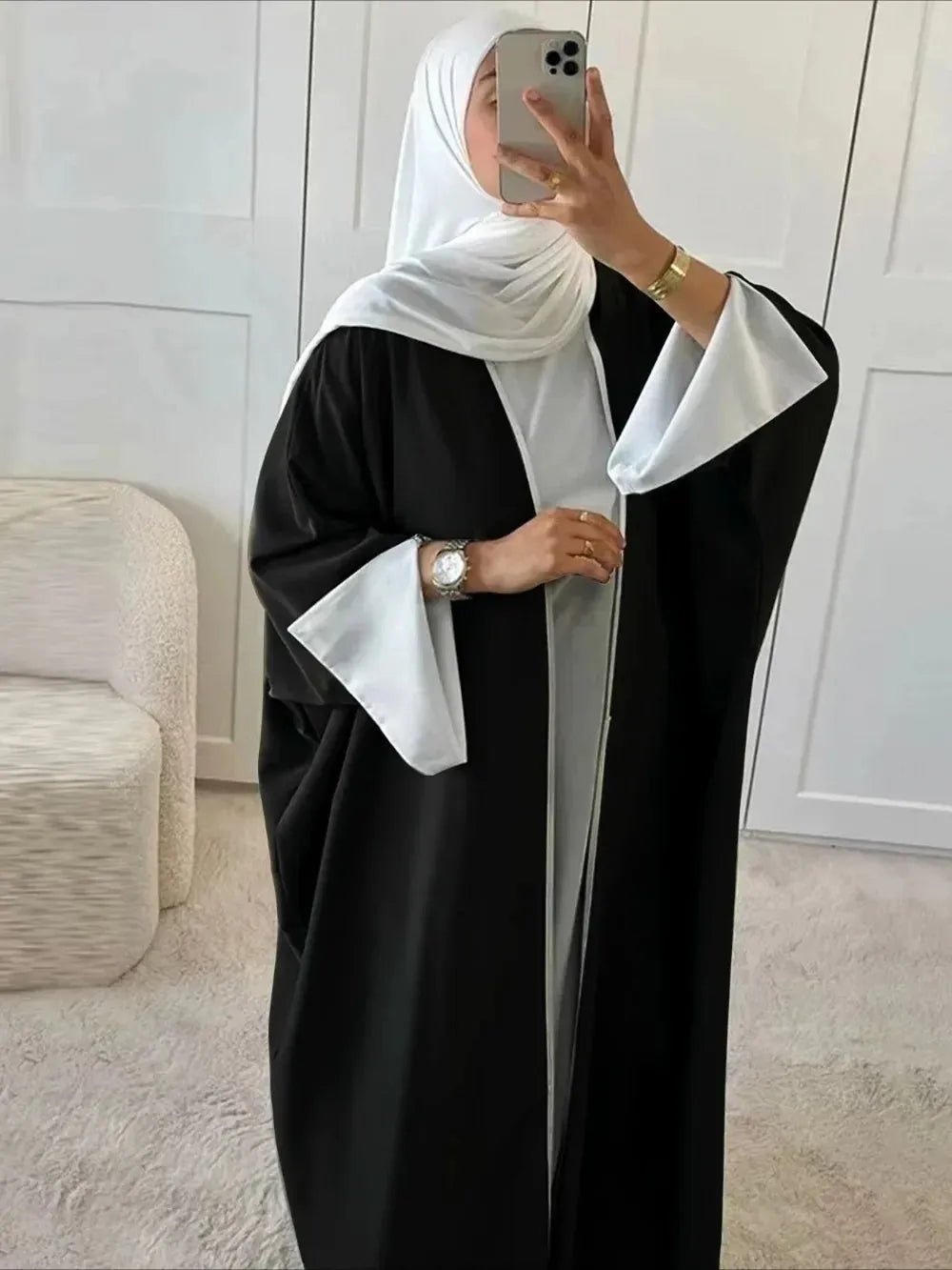Stylish Women's Open Abaya.