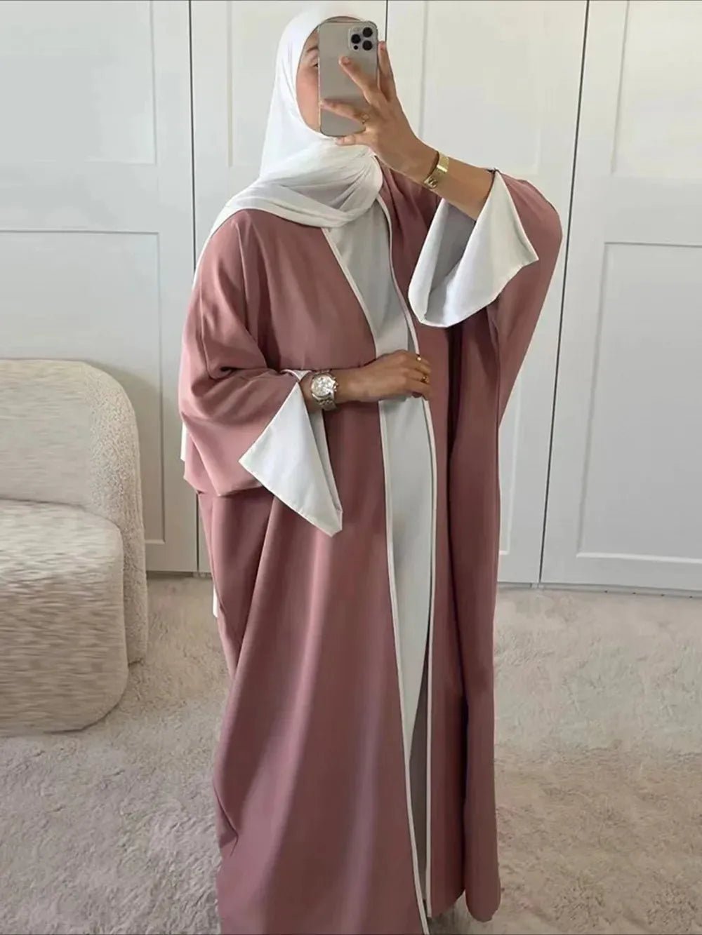 Stylish Women's Open Abaya.