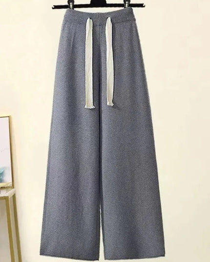 Sweater And Wide Leg Pants.