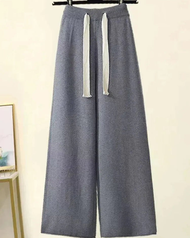 Sweater And Wide Leg Pants.