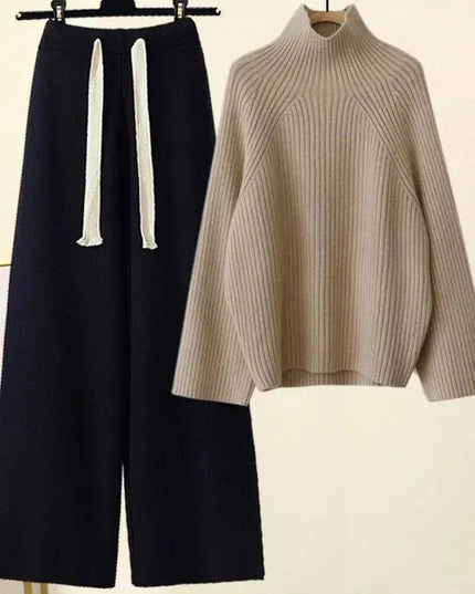 Sweater And Wide Leg Pants - Everclothed™