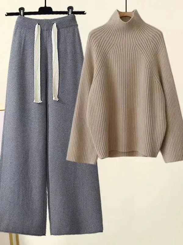 Sweater And Wide Leg Pants - Everclothed™