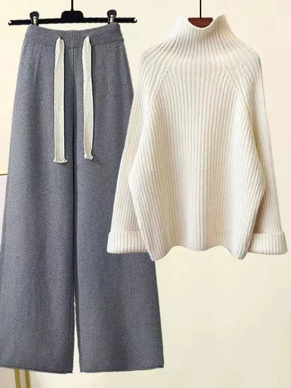 Sweater And Wide Leg Pants - Everclothed™