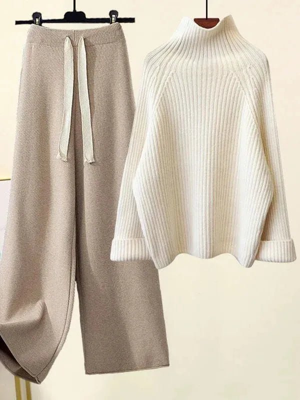 Sweater And Wide Leg Pants - Everclothed™