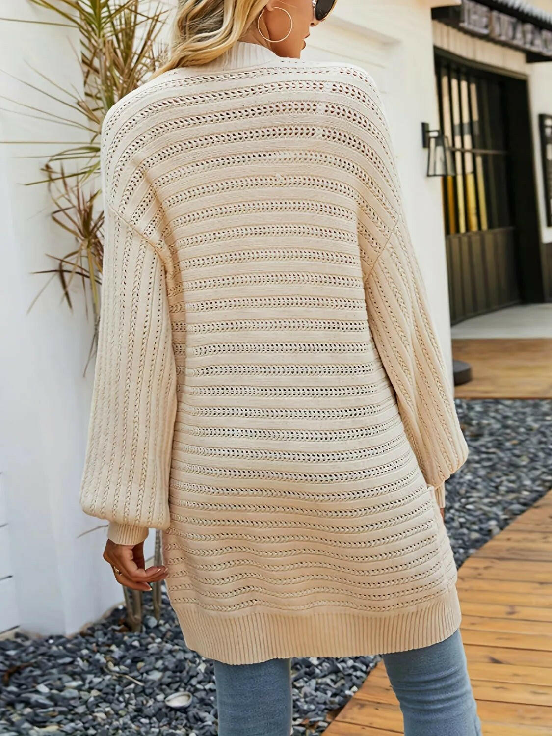 Sweater Cardigan with Pockets.
