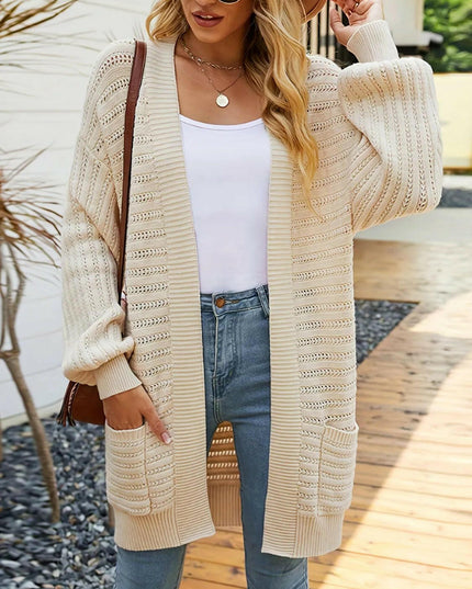 Sweater Cardigan with Pockets.