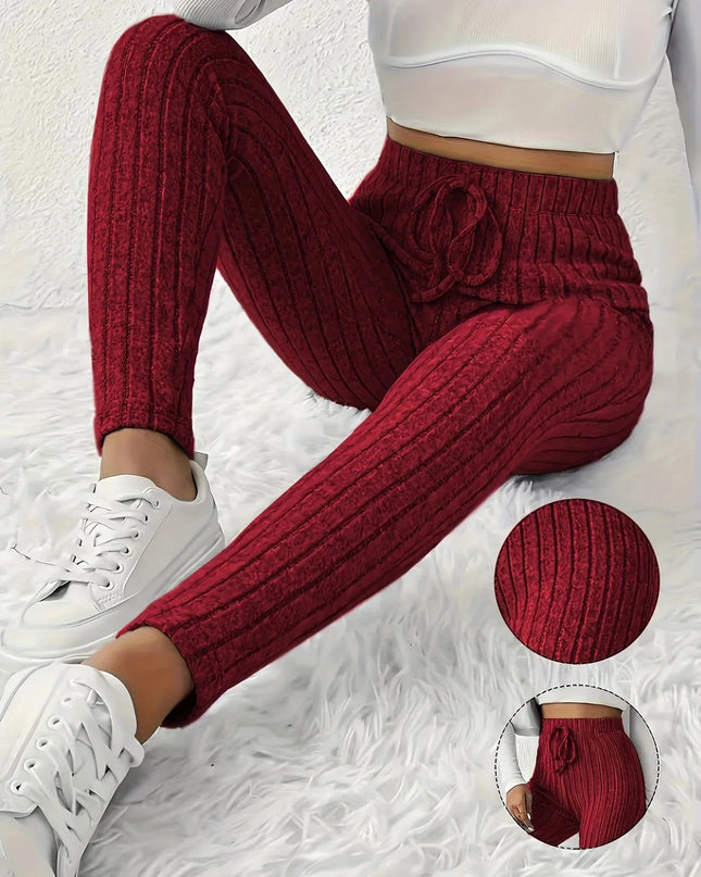 Tailored Drawstring Pants: Soft, Comfortable, and Stylish Fit.