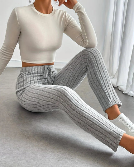 Tailored Drawstring Pants: Soft, Comfortable, and Stylish Fit.