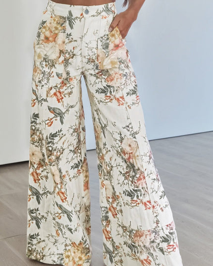 The Botanical Wide-Leg Trouser - Everclothed™