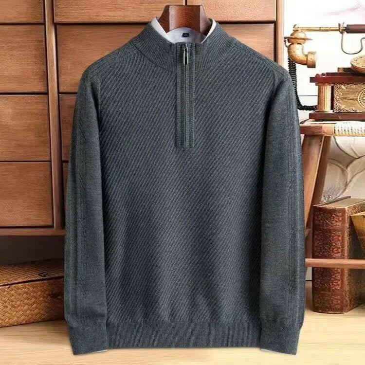 Thickened Knitting Sweater Pure Wool Men.