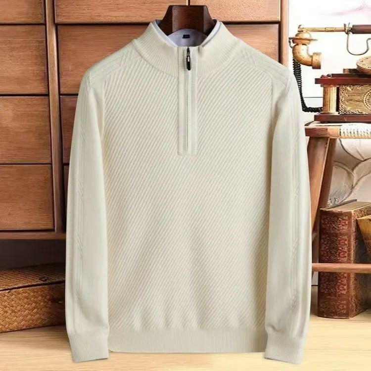 Thickened Knitting Sweater Pure Wool Men.