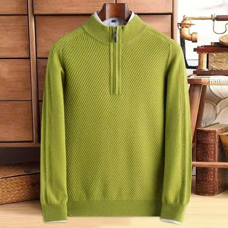Thickened Knitting Sweater Pure Wool Men.