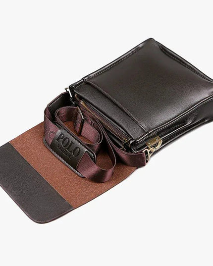 Trendy Polo Vertical Shoulder Bag.