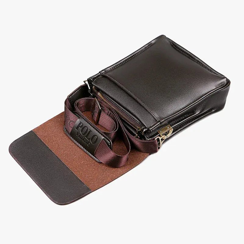 Trendy Polo Vertical Shoulder Bag.