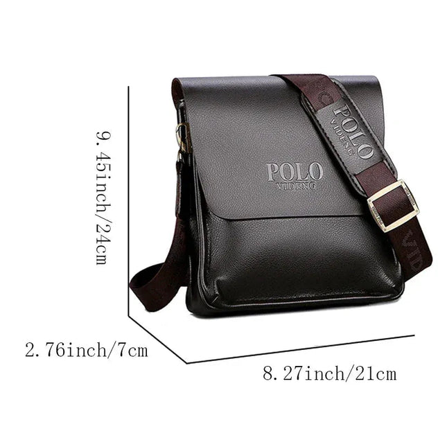 Trendy Polo Vertical Shoulder Bag.
