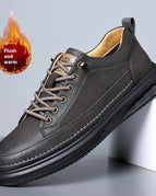 Brown With Velvet Cotton Shoes