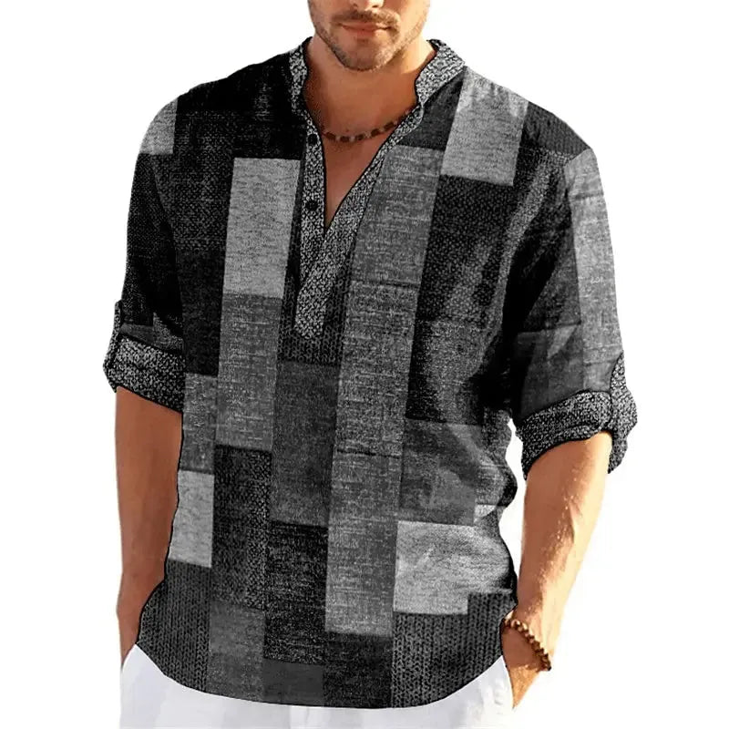 Vintage Henley Shirt.