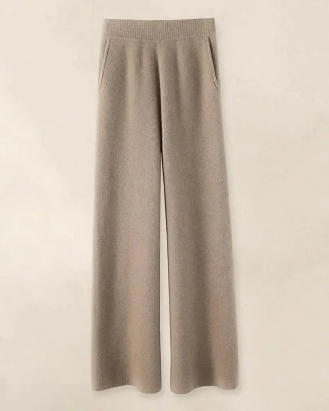 Winter Casual Loose Knit Straight Leg.