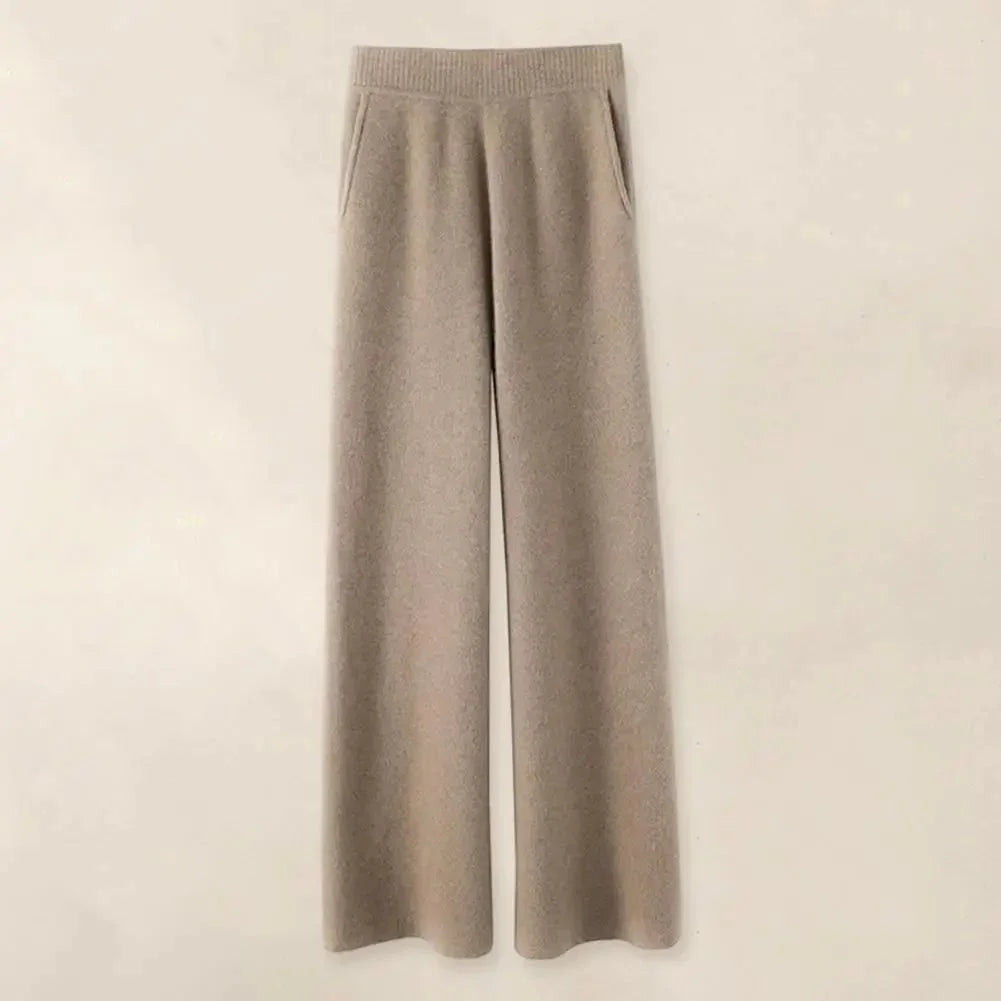 Winter Casual Loose Knit Straight Leg.