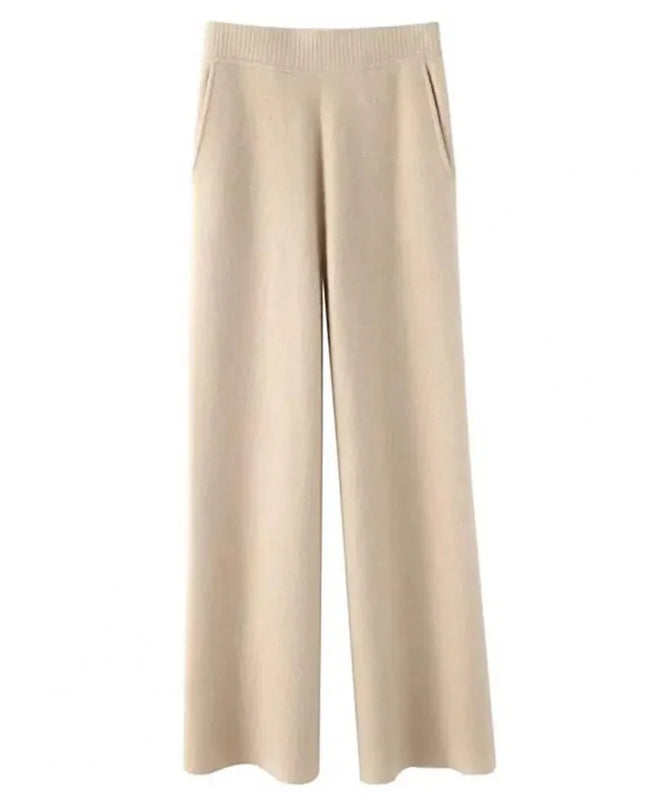 Winter Casual Loose Knit Straight Leg.