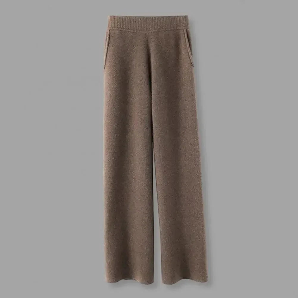 Winter Casual Loose Knit Straight Leg.